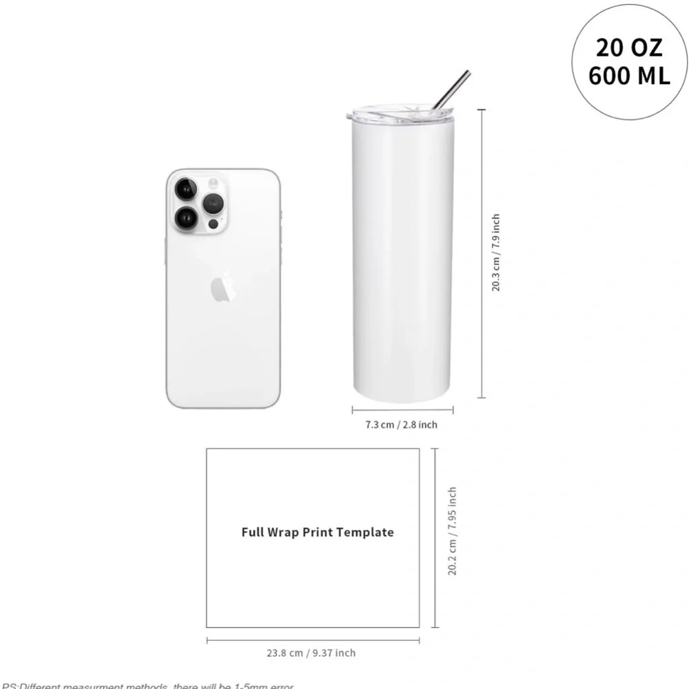 White Stainless Steel Straws (023)